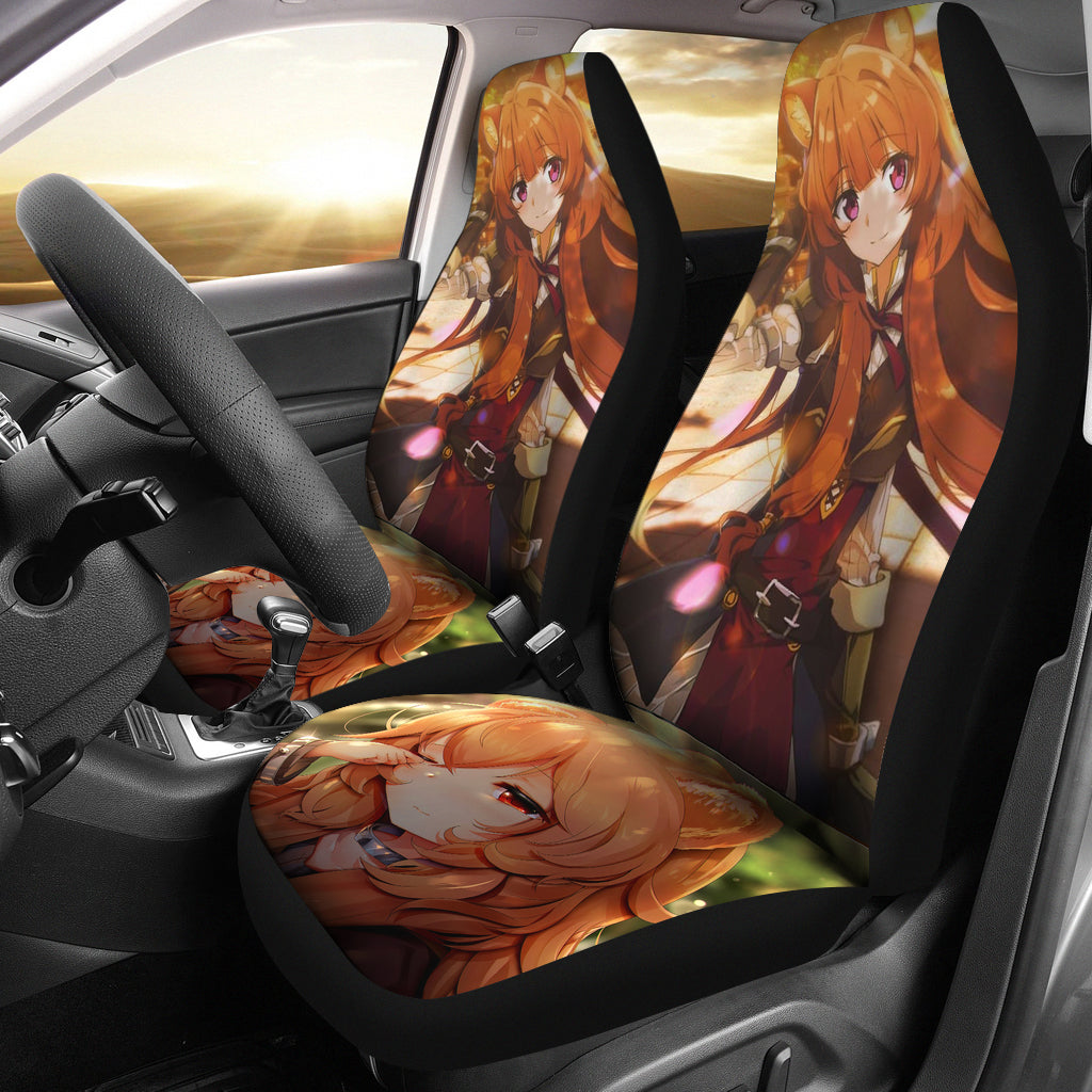 Smile Raphtalia Tate No Yuusha No Nariagari Anime Manga Car Seat Covers