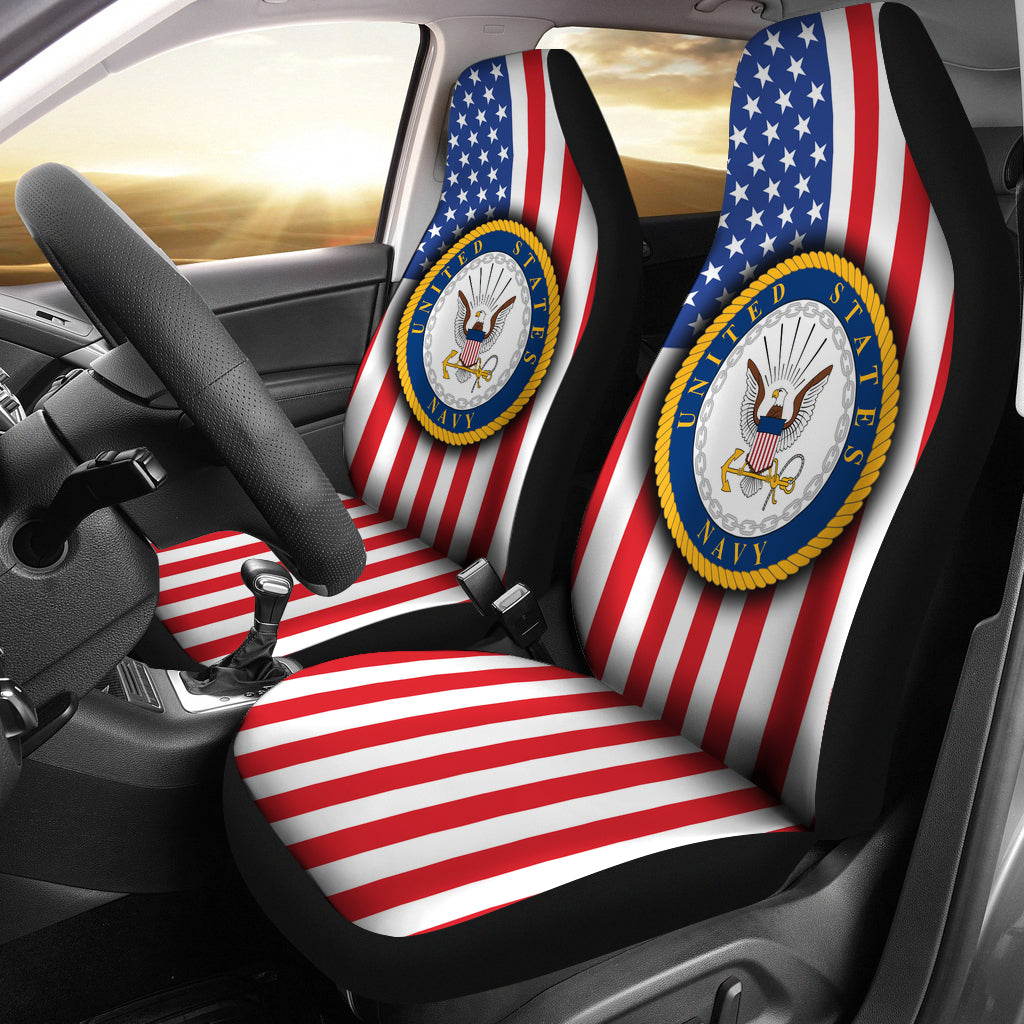 United States Navy Car Seat Covers