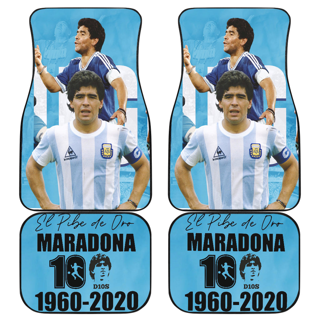 Diego Armando Maradona 10 Rip 1969 2022 25 Car Floor Mats Custom Car Accessories Car Decor 2022