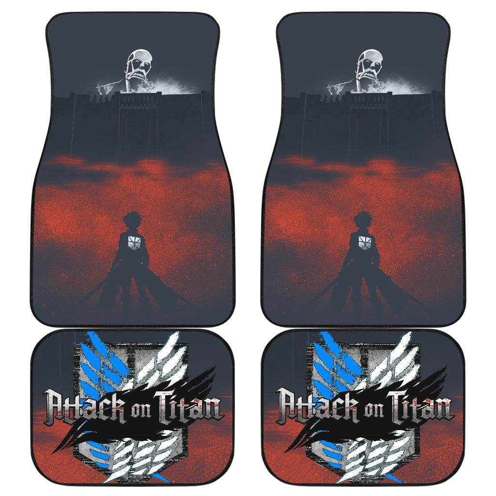 Attack On Titan 34 Anime Car Floor Mats Custom Car Accessories Car Decor 2022