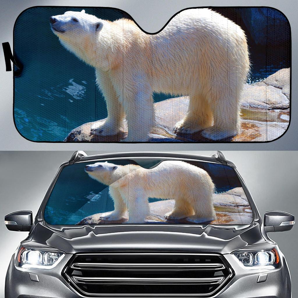 Polar Bear Hd Car Sun Shade Gift Ideas 2022