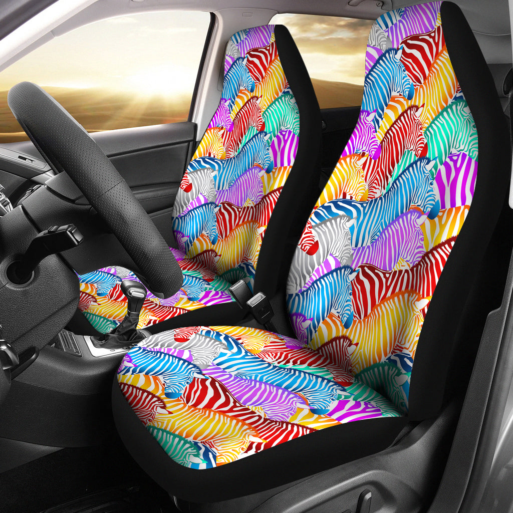 New Colorful Zebra Seat Covers