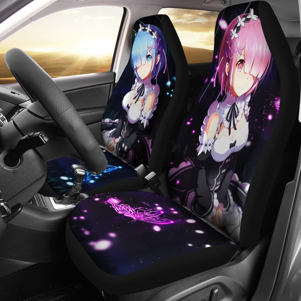 Rem & Ram Zero Starting Life In Another World Seat Covers