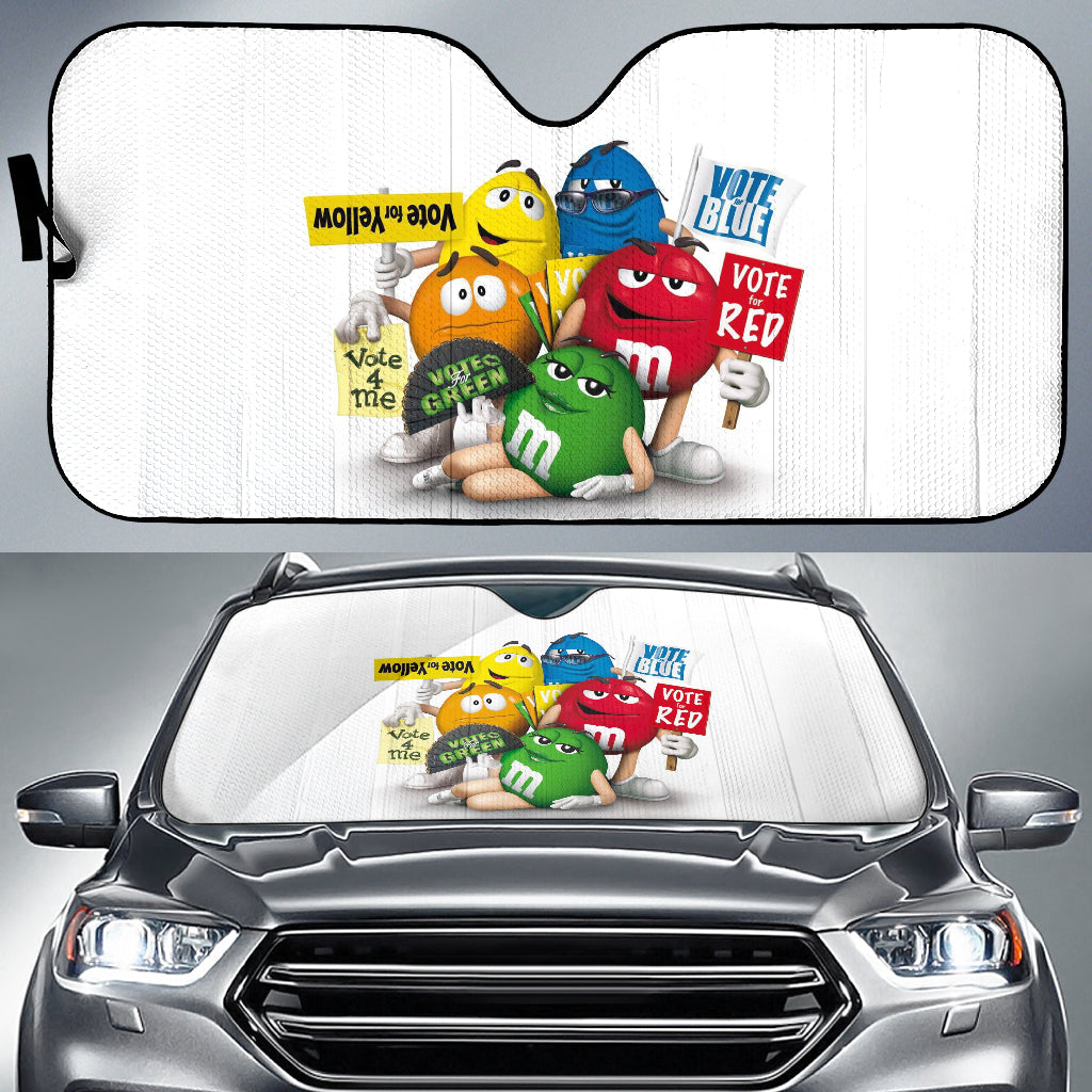 M&M Choco Team Auto Sun Shades