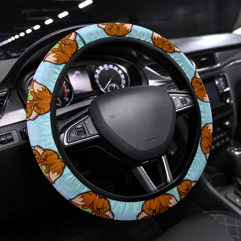 Eevee Pokemon Car Steering Wheel Cover