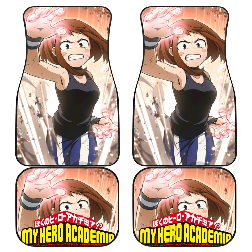 Ochako Uraraka 6 Anime Car Floor Mats Custom Car Accessories Car Decor 2022