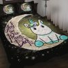 Unicorn To The Moon Quilt Bed Sets