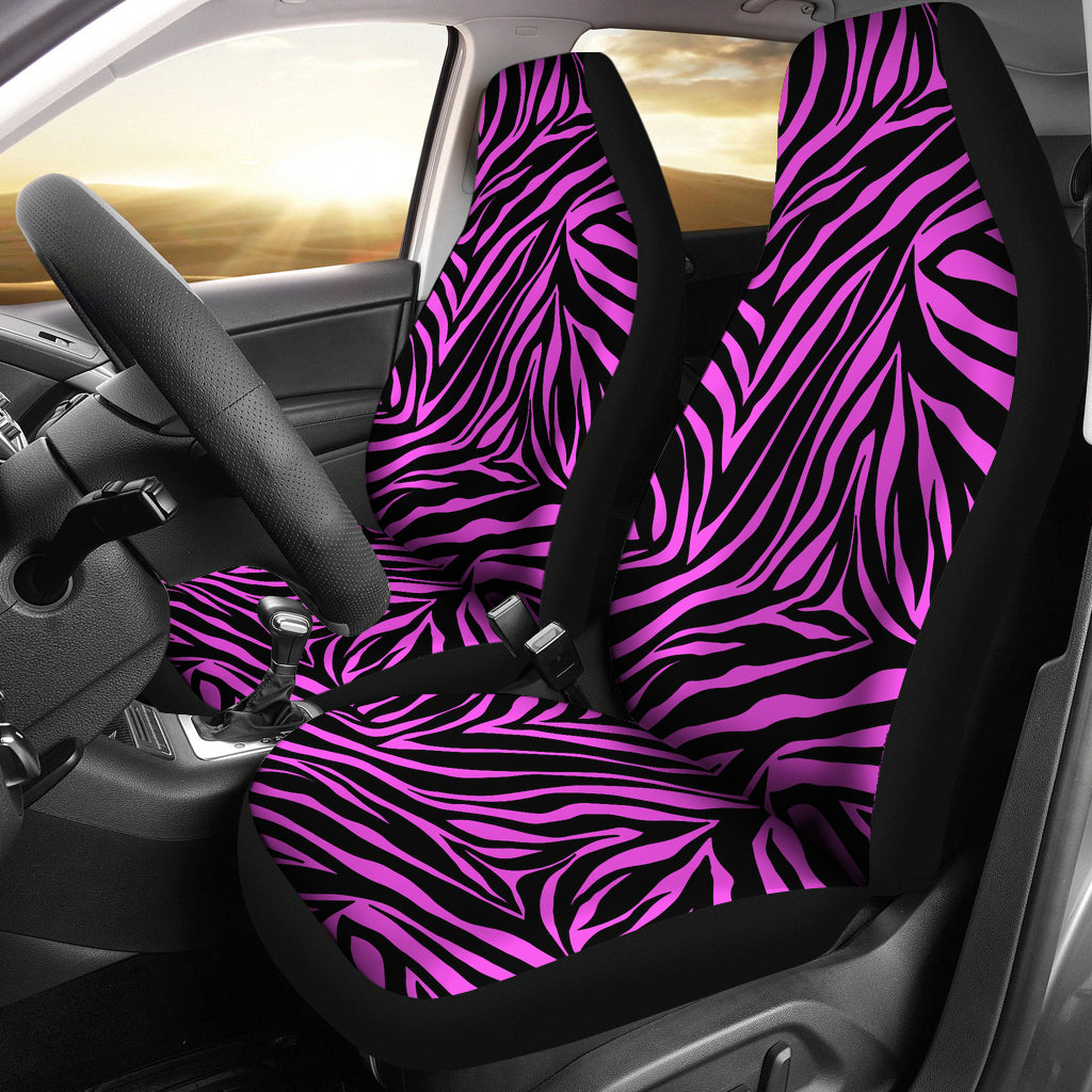 New Pink Zebra Seat Covers