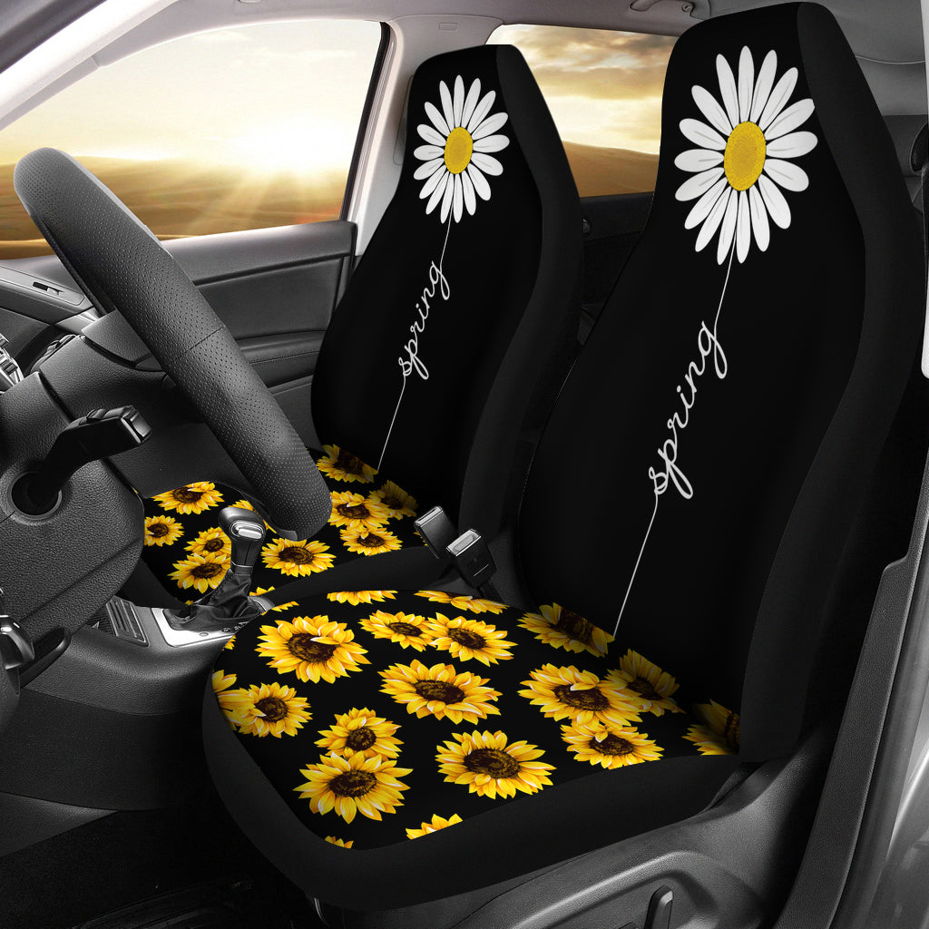 Spring Sunflower Car Seat Covers