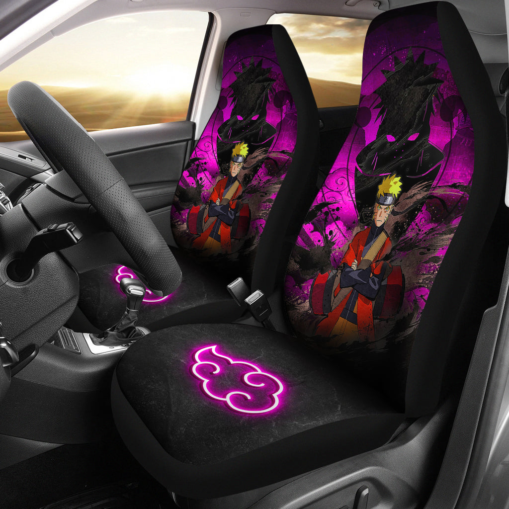 Naruto Pain Akatsuki Premium Custom Car Seat Covers Decor Protector