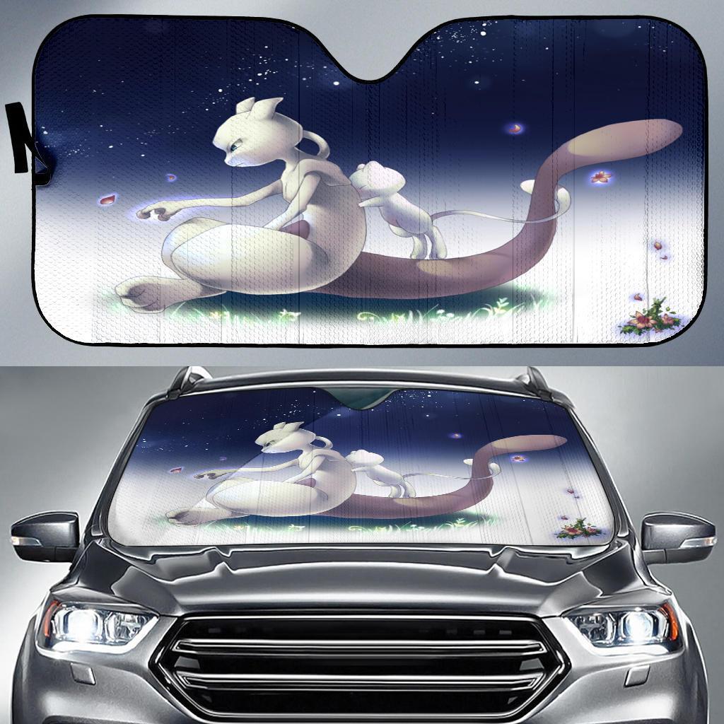 Mew And Mew Two Cute Pokemon Car Sun Shades Amazing Best Gift Ideas 2021