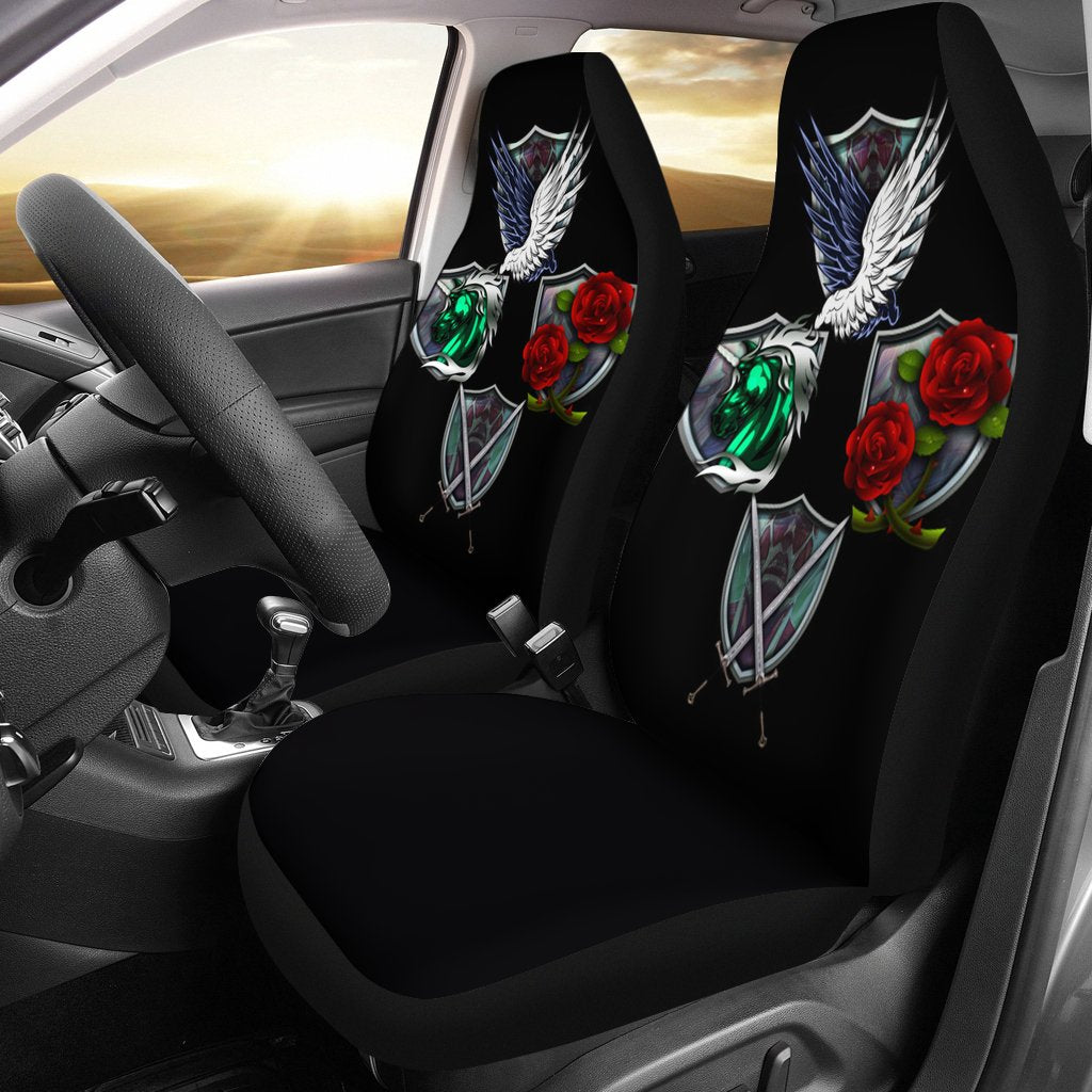 Attack On Titan Emblem Seat Covers