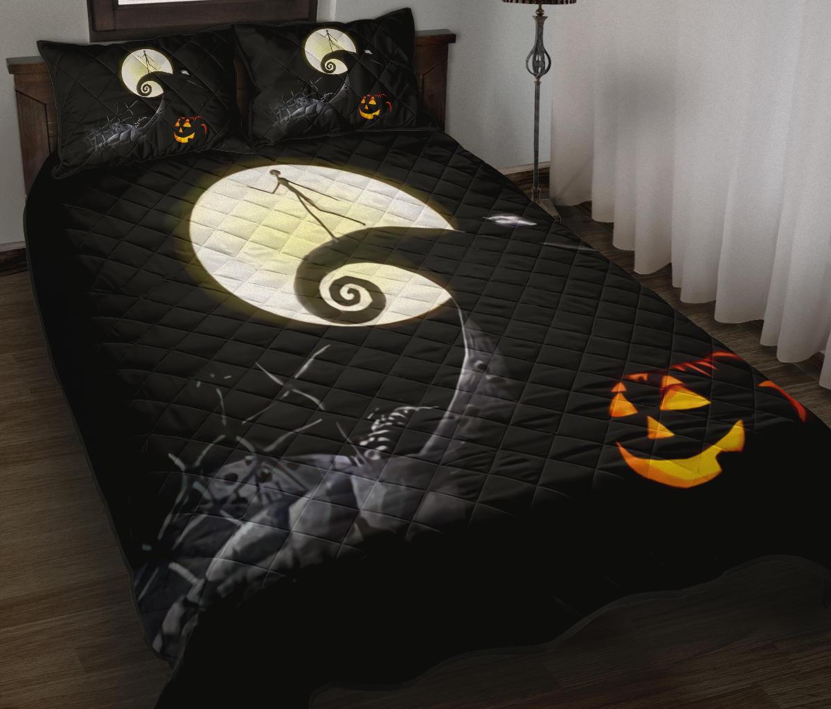 The Nightmare Before Christmas Halloween Movie Quilt Bed Set Pillow Case Amazing Decor Gift Ideas 2