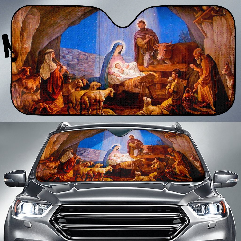 Jesus Silent Night Sun Shade Gift Ideas 2022