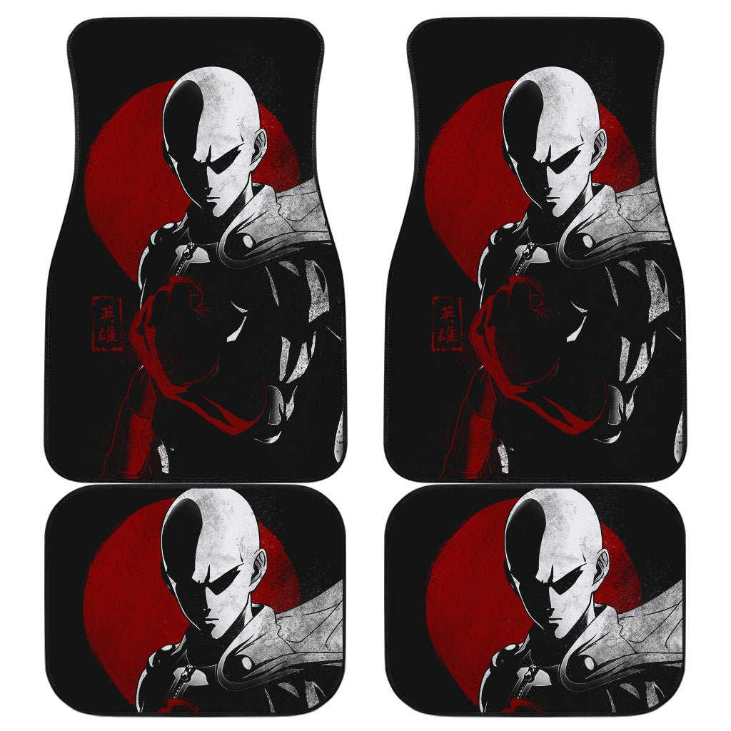 Saitama Punch Man 14 Car Floor Mats Custom Car Accessories Car Decor 2022