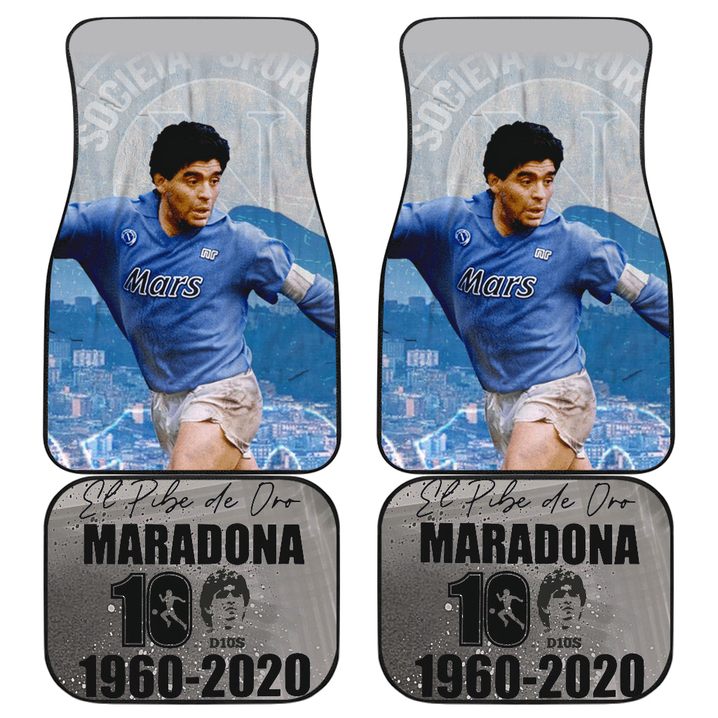 Diego Armando Maradona 10 Rip 1969 2022 44 Car Floor Mats Custom Car Accessories Car Decor 2022