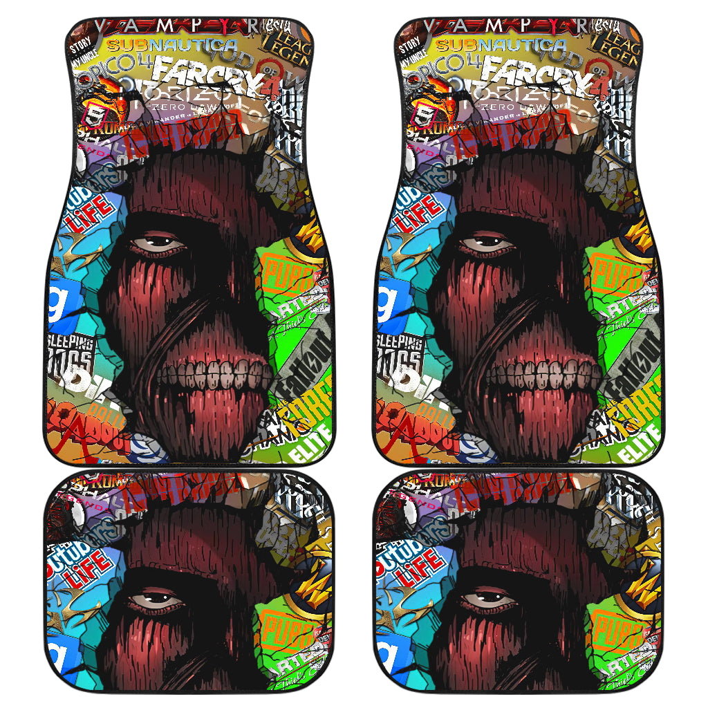 Armin Arlert Attack On Titan Anime Car Floor Mats Custom Car Accessories Car Decor 2022