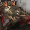 Attack On Titan 10 Anime Quilt Bed Set Pillow Case Amazing Decor Gift Ideas