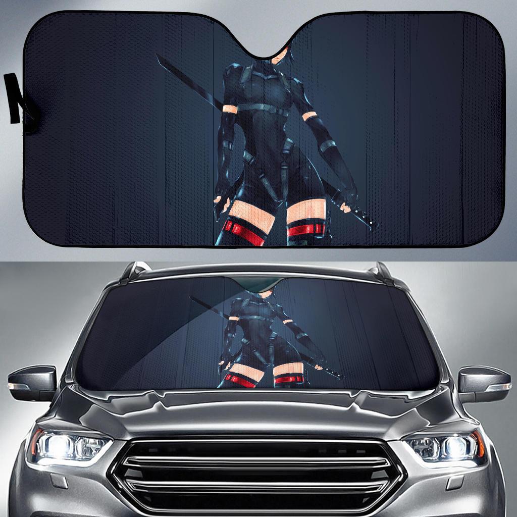 Motoko Kusanagi Ghost In The Shell 4K Car Sun Shade Gift Ideas 2022