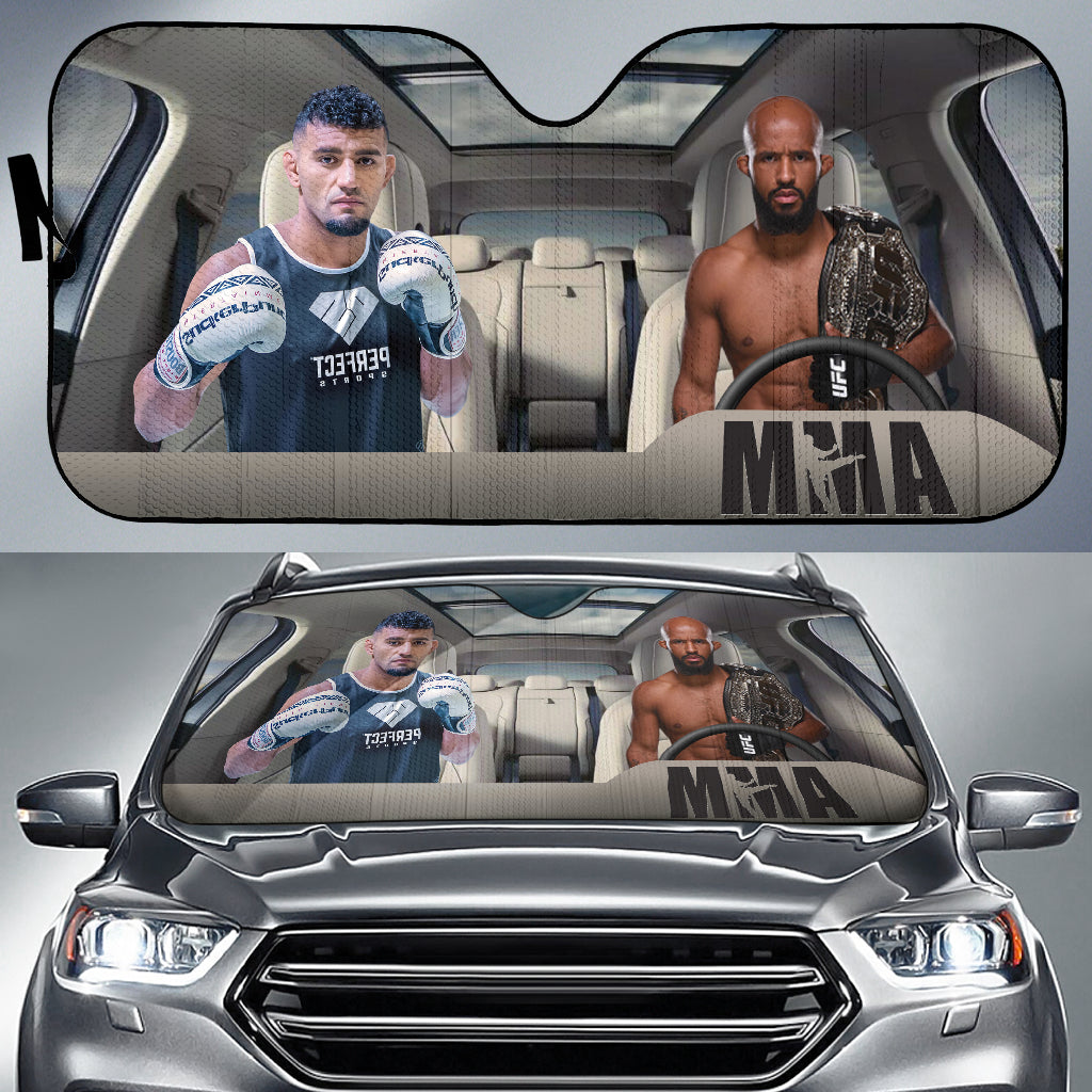 Demetrious Johnson Vs Douglas Lima Mma Driving Auto Sun Shade