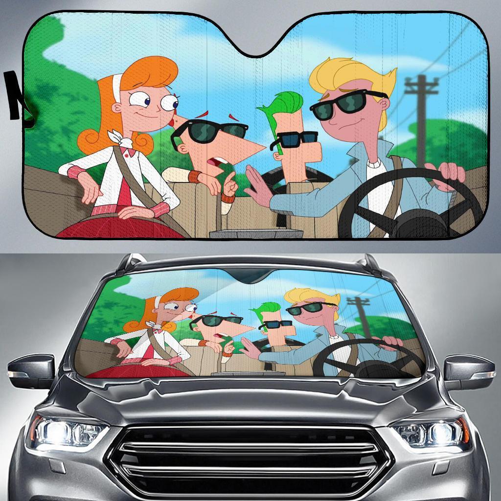 Phineas And Ferb Car Sun Shades Amazing Best Gift Ideas 2021