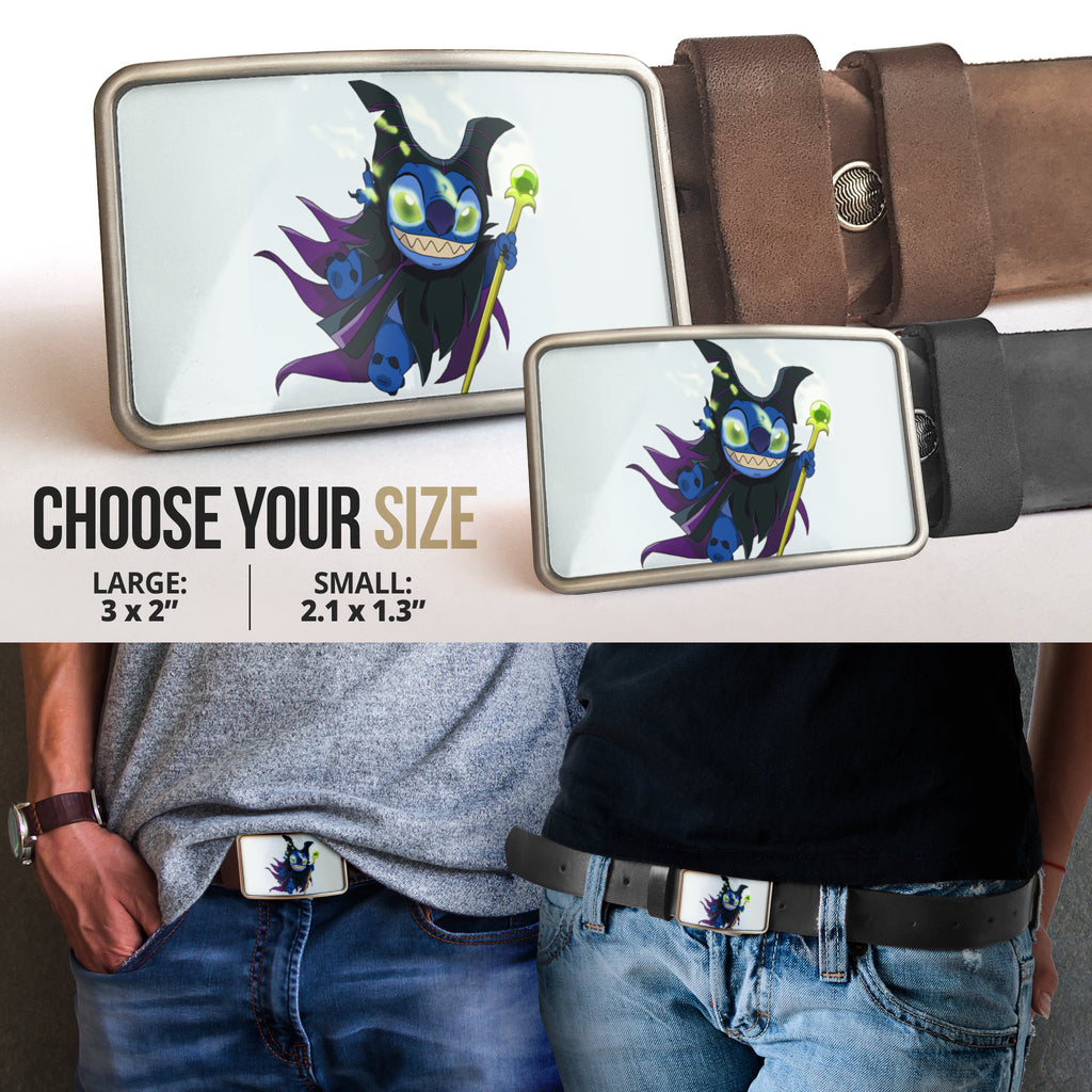 Maleficent stitch Belt Buckle 2021