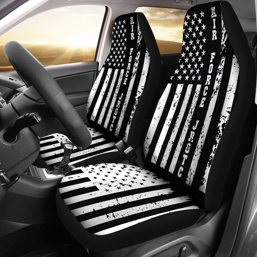 Usaf Jrotc Air Force Junior Rotc W Us Flag Car Seat Covers