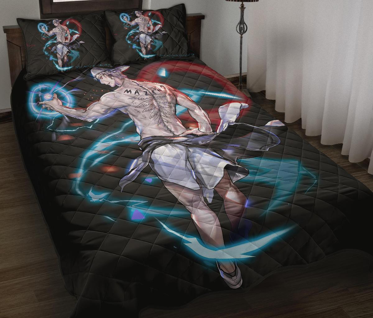 Urek Mazino Tower Of God Anime Quilt Bed Set Pillow Case Amazing Decor Gift Ideas 1