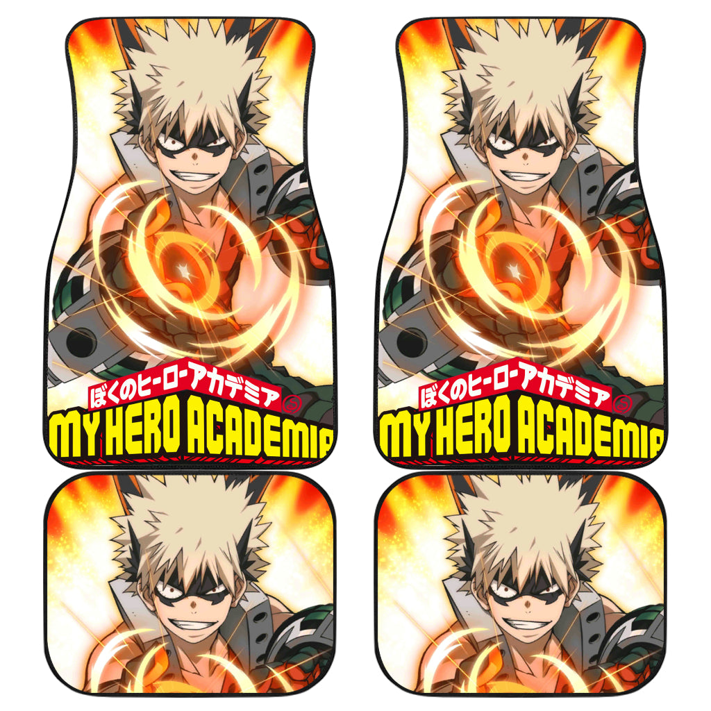 Bakugo Katsuki 2 Anime Car Floor Mats Custom Car Accessories Car Decor 2022