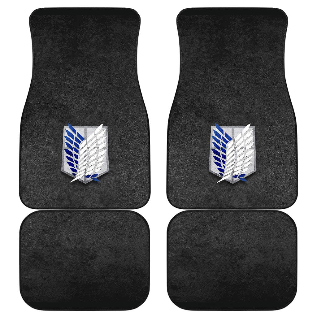 Attack On Titan 18 Anime Car Floor Mats Custom Car Accessories Car Decor 2022