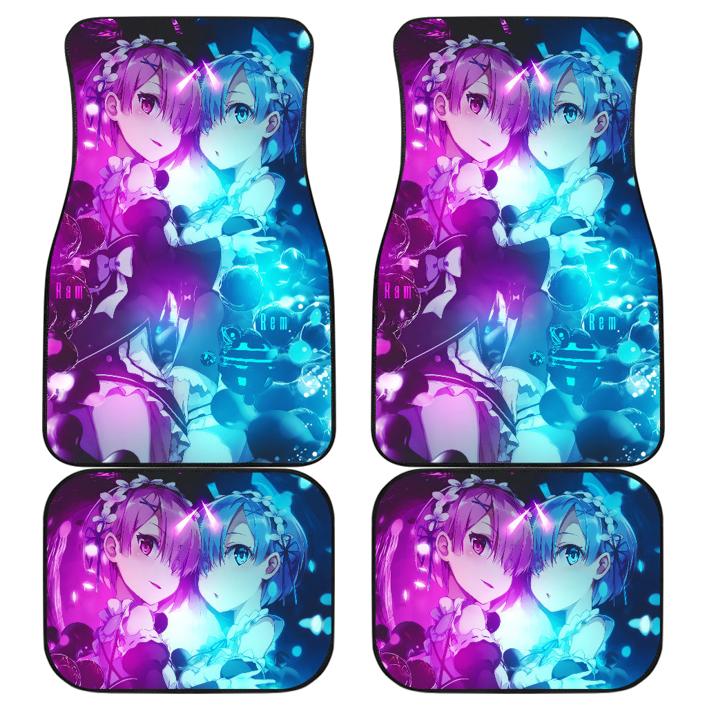 Re Zero 1 Anime Car Floor Mats Custom Car Accessories Car Decor 2022