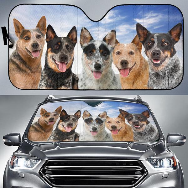 Australian Cattle Dog Car Auto Sun Shade Amazing Best Gift Ideas 2021