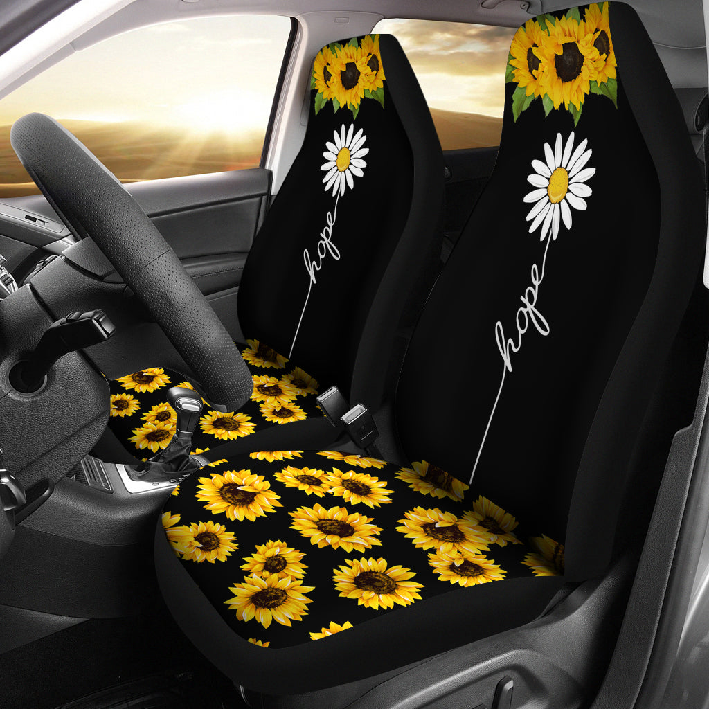 New Spring Sunflower Car Seat Covers