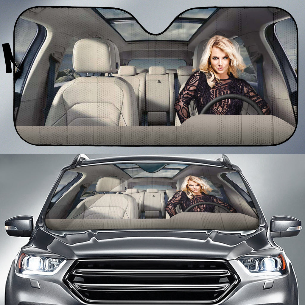 Britney Spears 1 Driving Auto Sun Shade