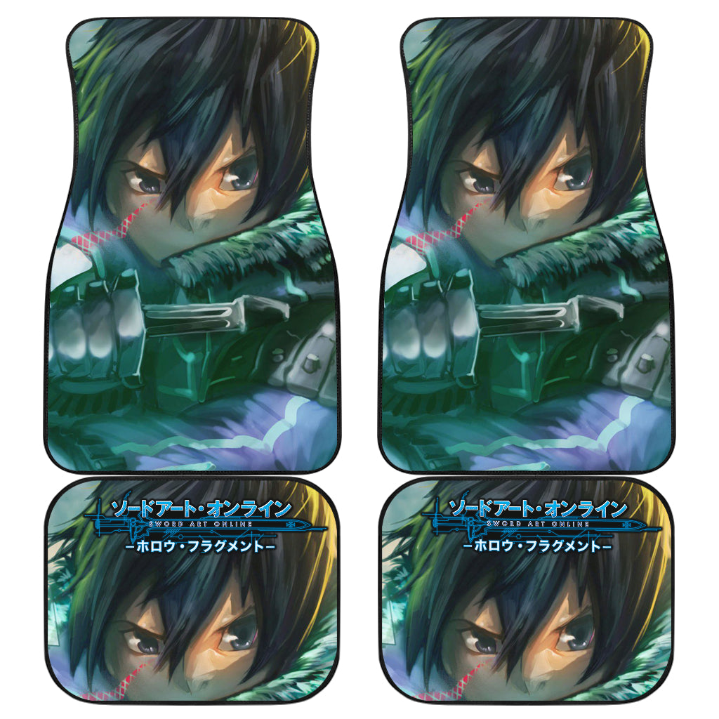 Kirito Sword Art Online 1 Car Floor Mats Custom Car Accessories Car Decor 2022