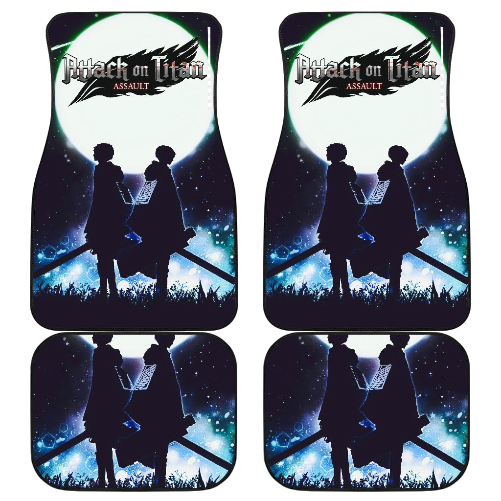 Attack On Titan 9 Anime Car Floor Mats Custom Car Accessories Car Decor 2022