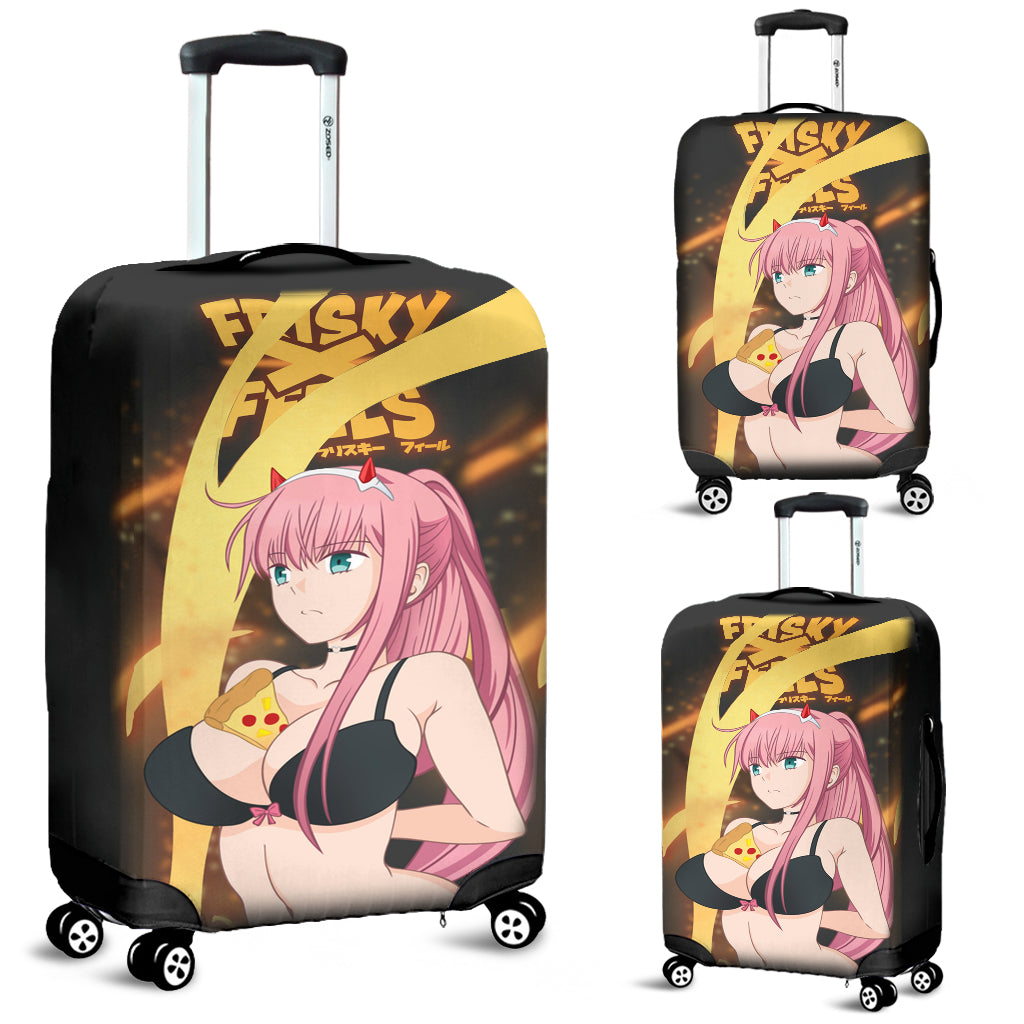 Zero Two Anime Girl Luggage Covers