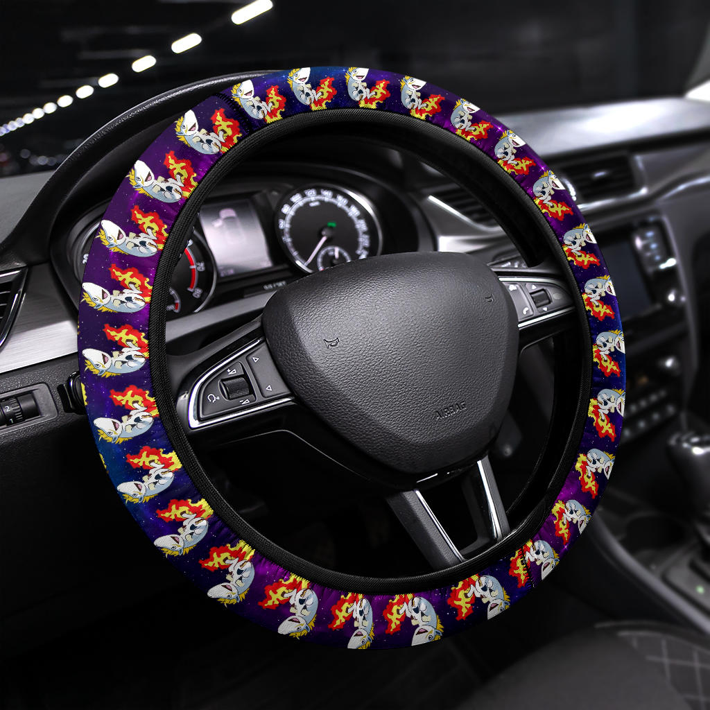 Ponyta Pokemon Anime Custom Car Steering Wheel Cover