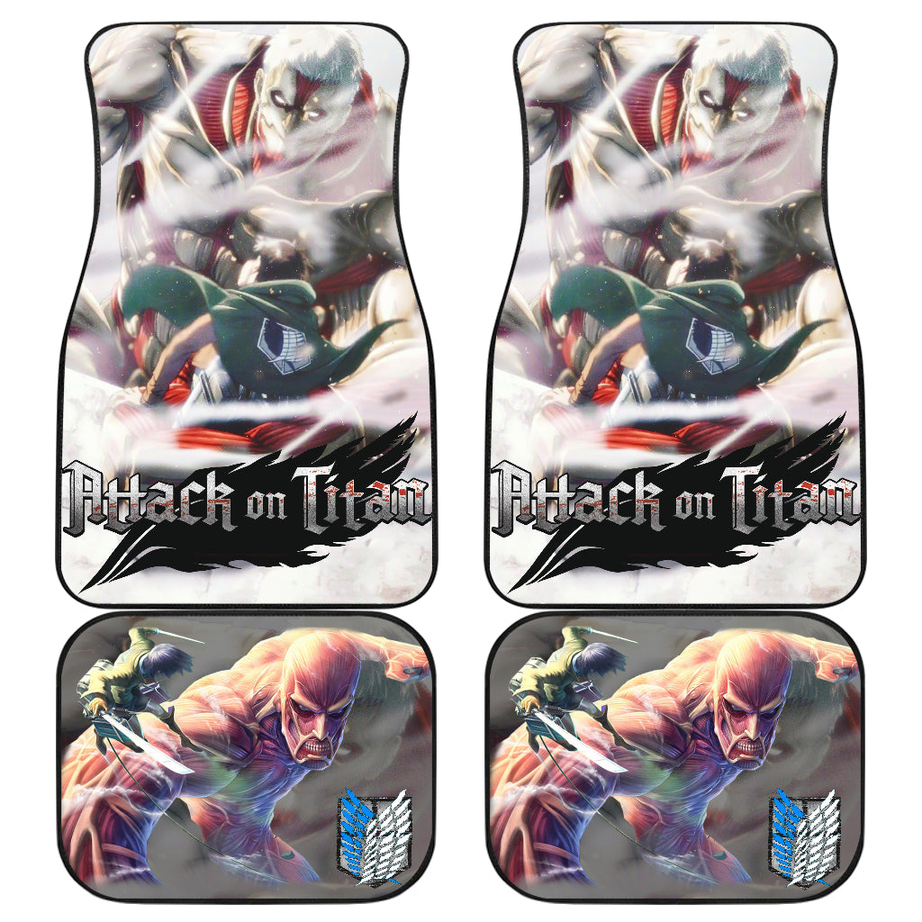 Attack On Titan 22 Anime Car Floor Mats Custom Car Accessories Car Decor 2021