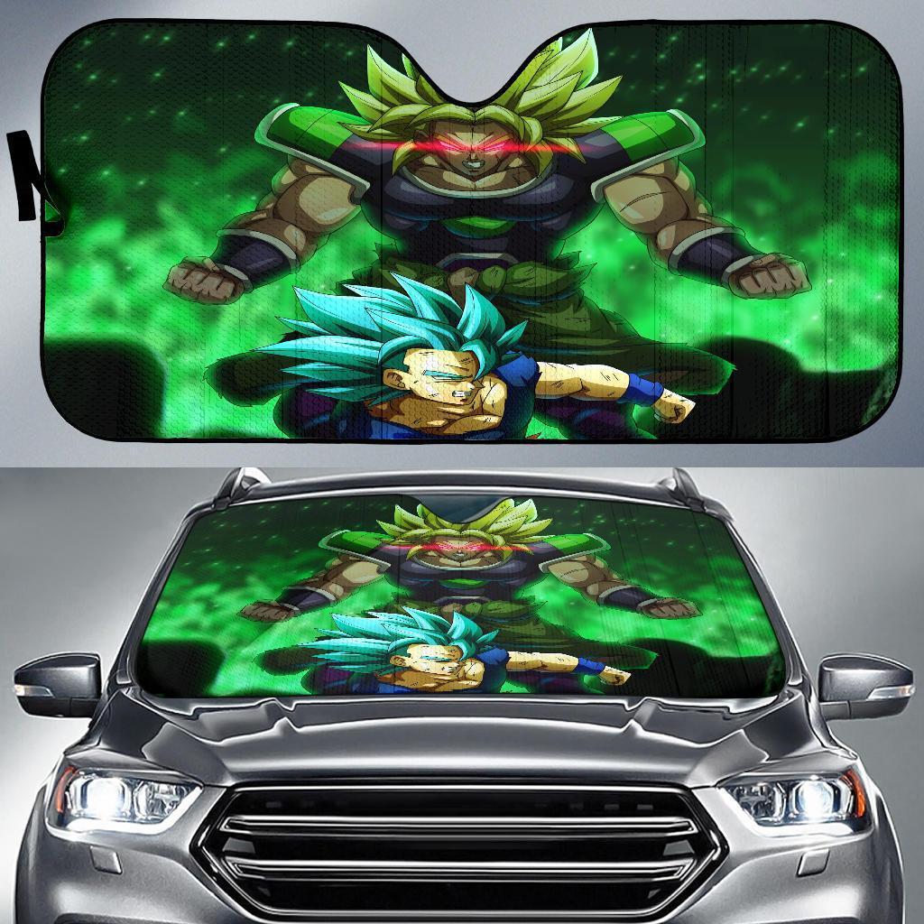 Broly Vs Goku Car Sun Shades Amazing Best Gift Ideas 2022