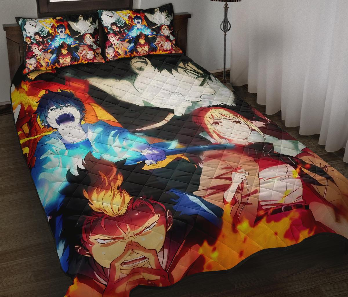 Blue Exorcist Anime Quilt Bed Set Pillow Case Amazing Decor Gift Ideas 1