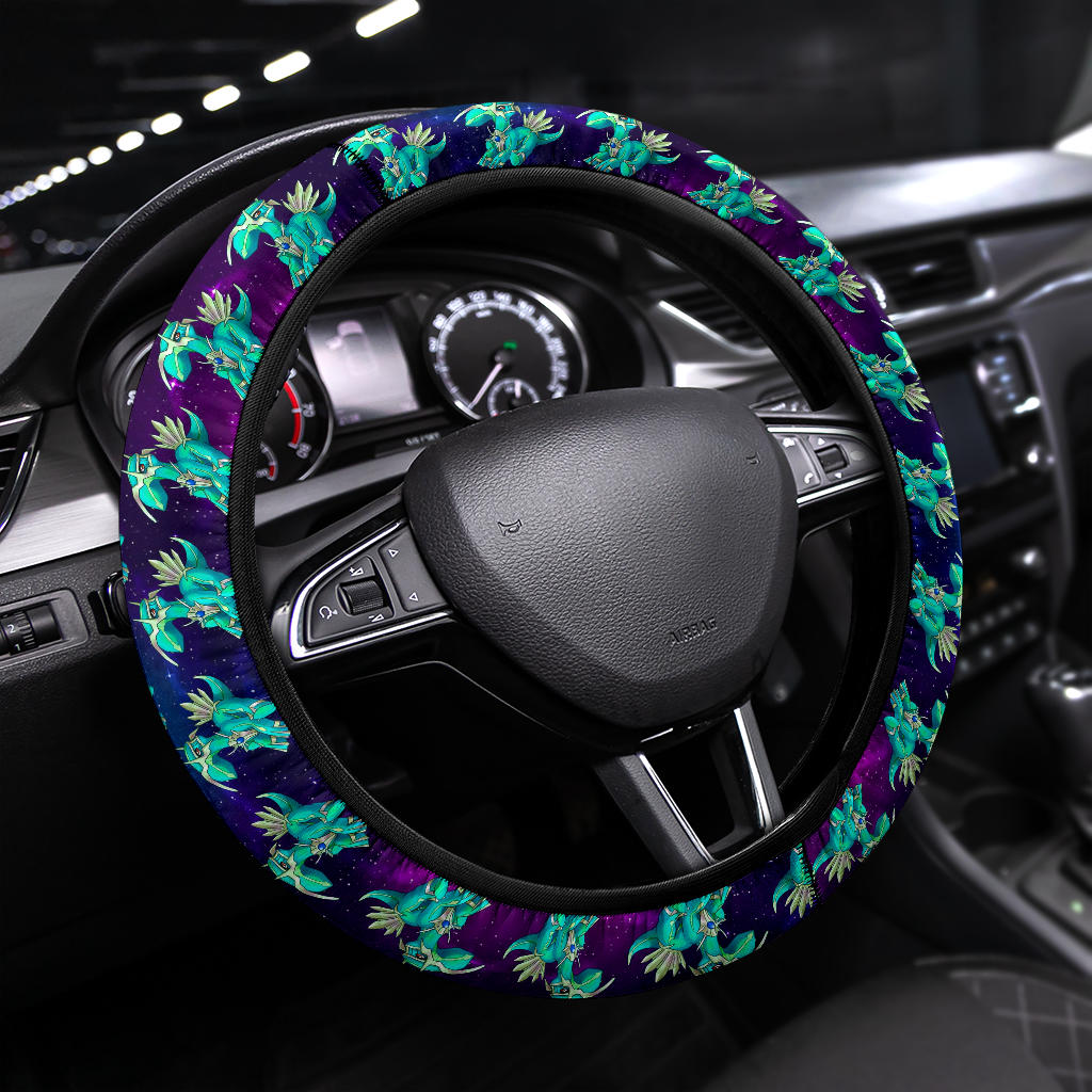 Dialga Pokemon Anime Custom Car Steering Wheel Cover