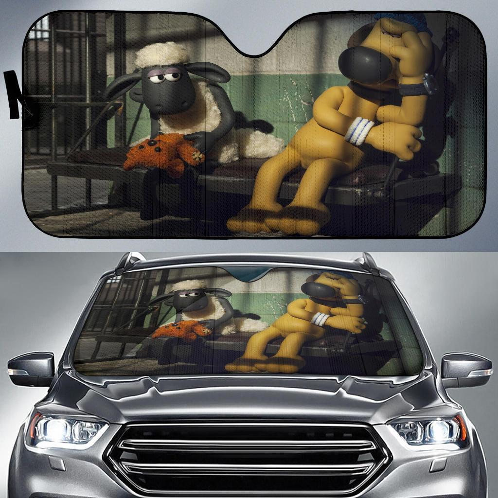 Shaun The Sheep Funny Auto Sun Shades Amazing Best Gift Ideas 2022