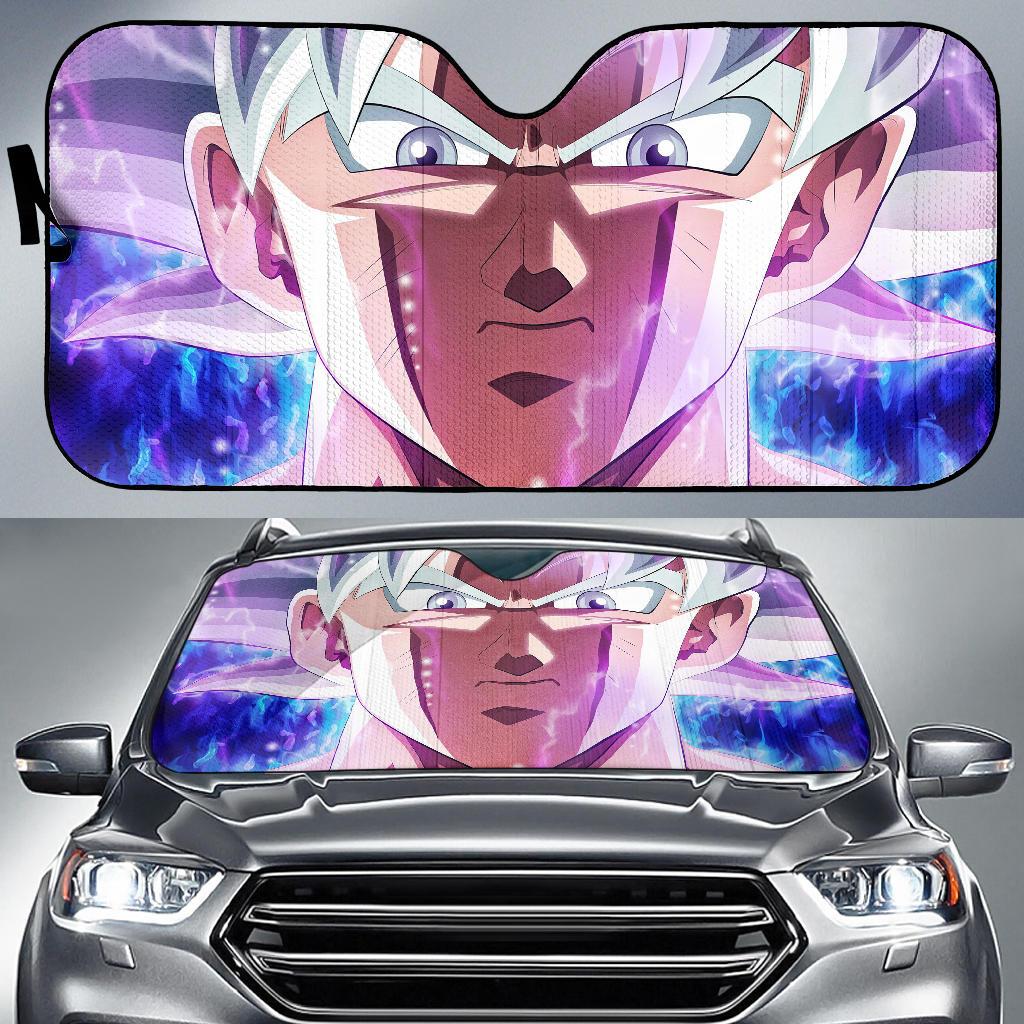 Ultra Instinct Goku Dragon Ball Super 4K 8K Car Sun Shade Gift Ideas 2022