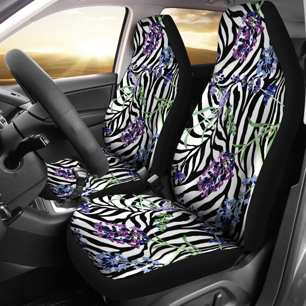 2022 Flower Zebra Seat Covers