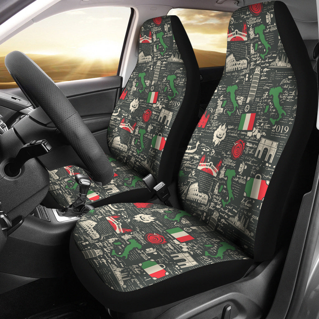 Abstract Pattern Italy Car Seat Covers