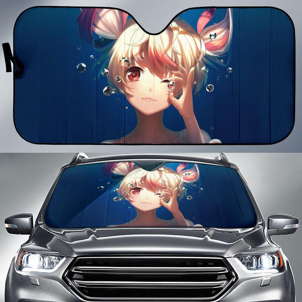 Anime Girl Bubbles Hd Car Sun Shade Gift Ideas 2022
