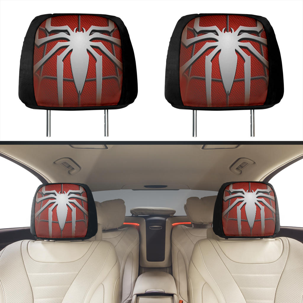 Spiderman Car Seat Headrest Cover