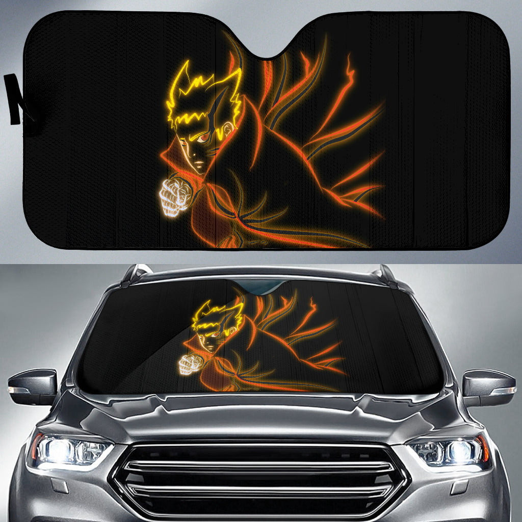 Naruto Baryon Mode Car Auto Sun Shades Windshield Accessories Decor Gift