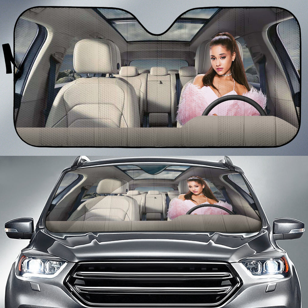 Ariana Grande 1 Driving Auto Sun Shade